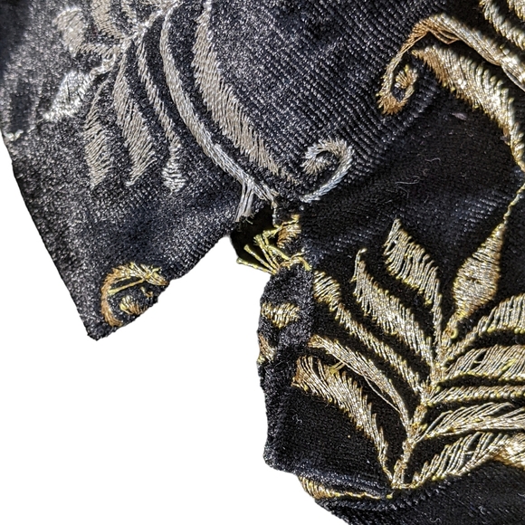 New Frances Valentine Petrie Metallic Embroidered Pants - Picture 8 of 13